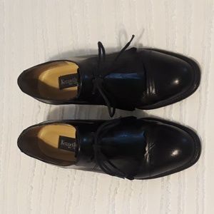 Kenneth Cole New York Black Leather Slip On Shoes